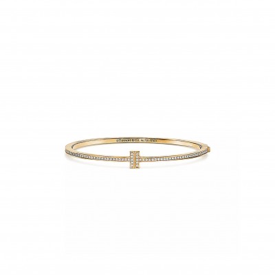 TIFFANY T DIAMOND HINGED WIRE BANGLE 62272961